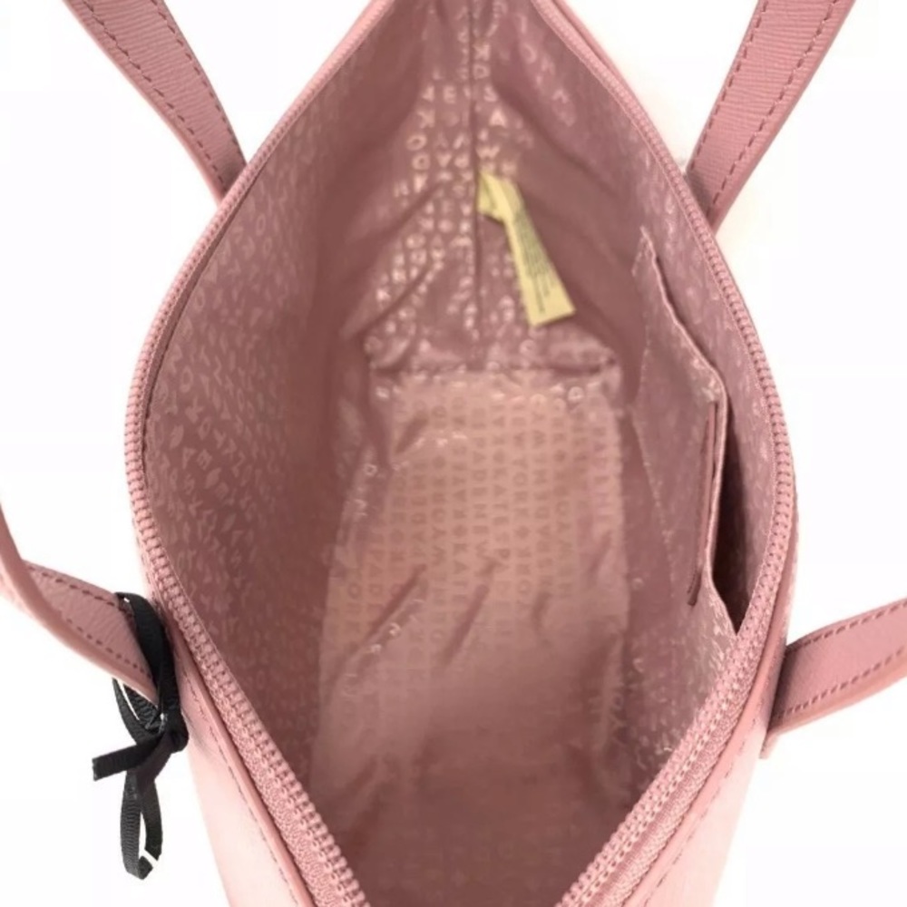 Nwt kate spade Ina Greta Court glitter dusty peony - Picture 3 of 8